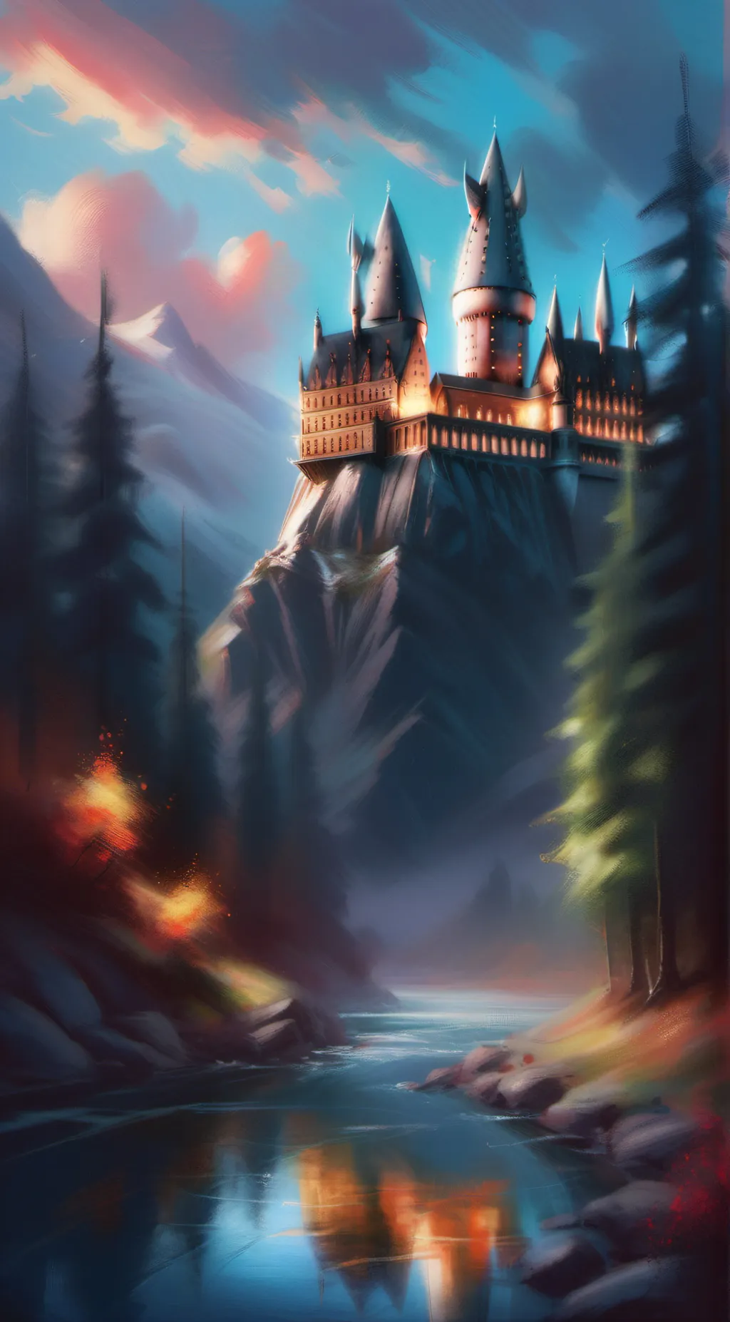 ai character: Hogwarts 2 background