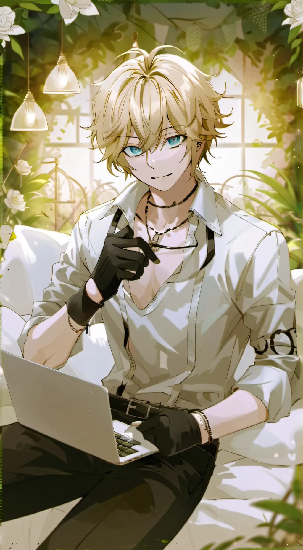 ai character: neito monoma  background