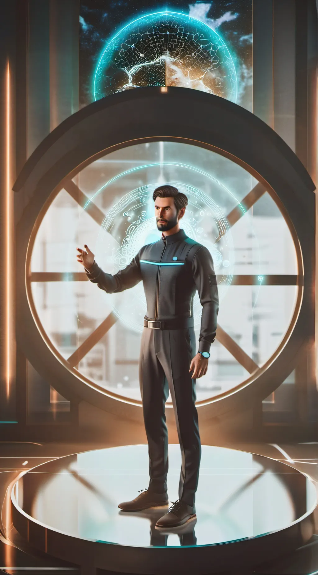 ai character: ancient AI  background