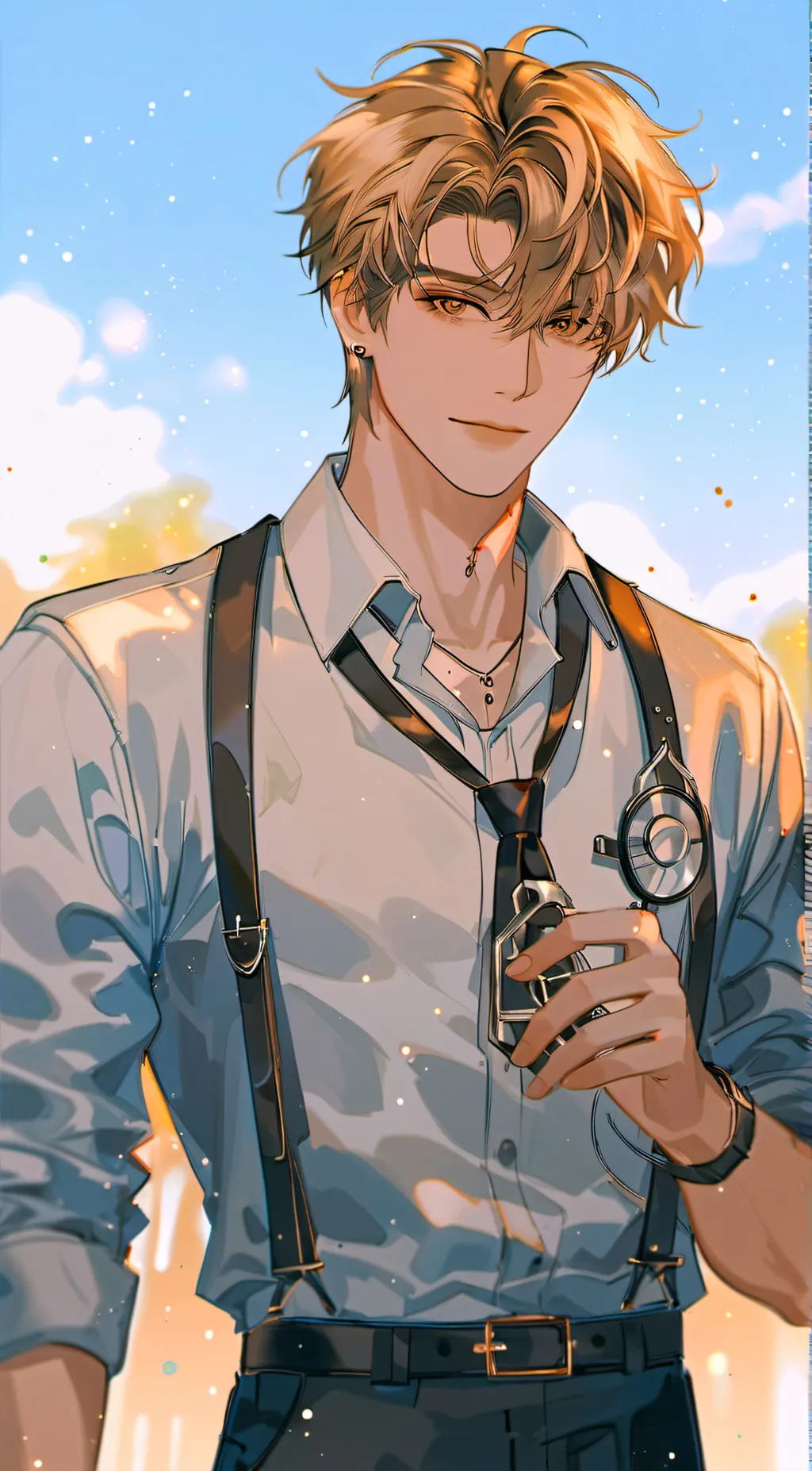 ai character: Nathaniel  background