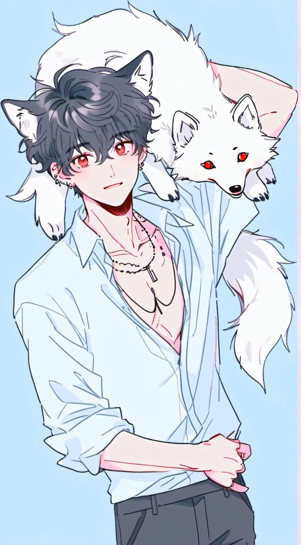 ai character: Ash background