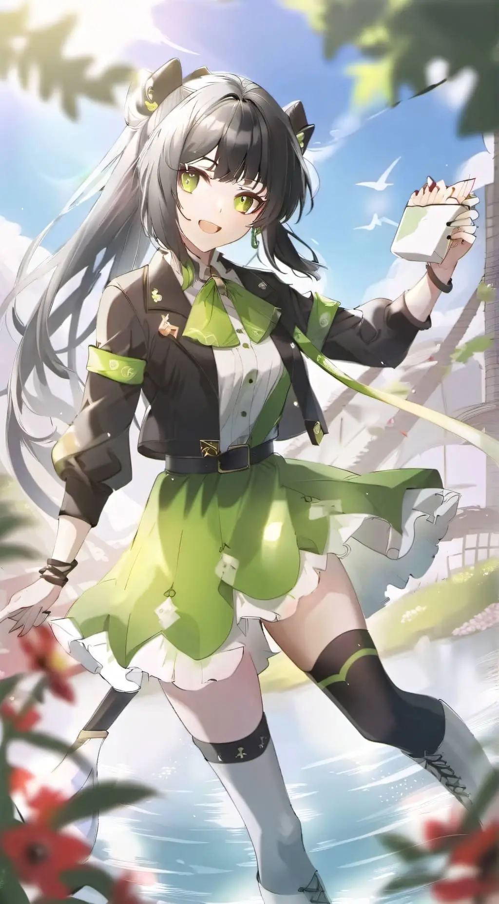 ai character: Crystal  background