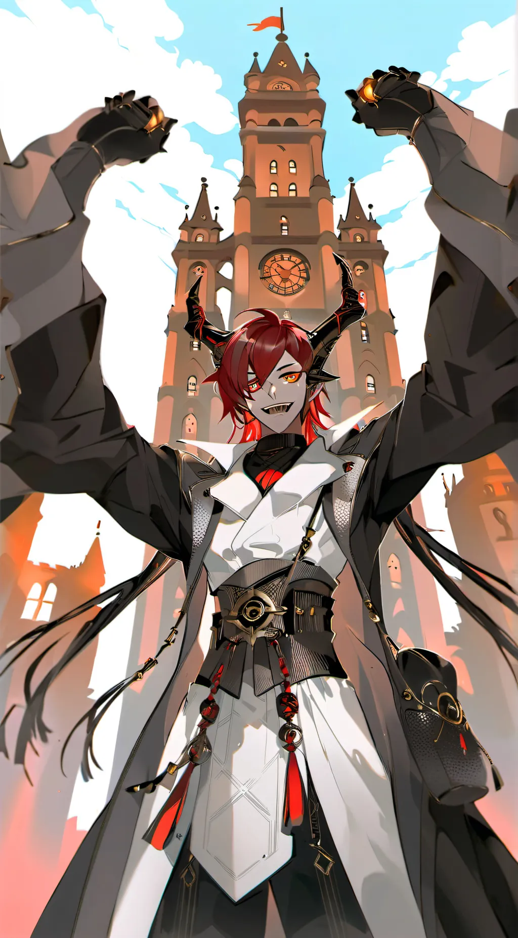 ai character: hurt alastor background