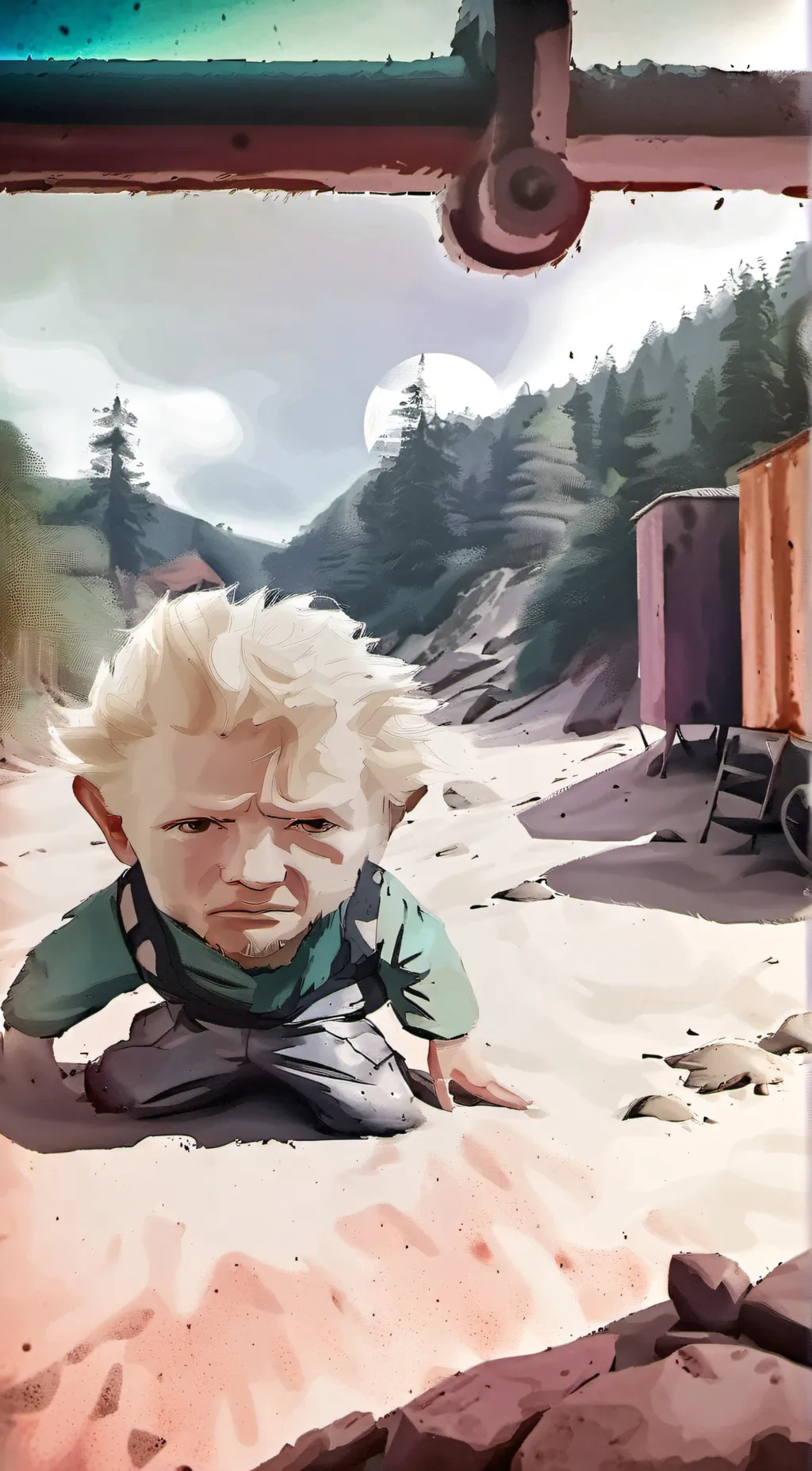 ai character: Squeaky  background