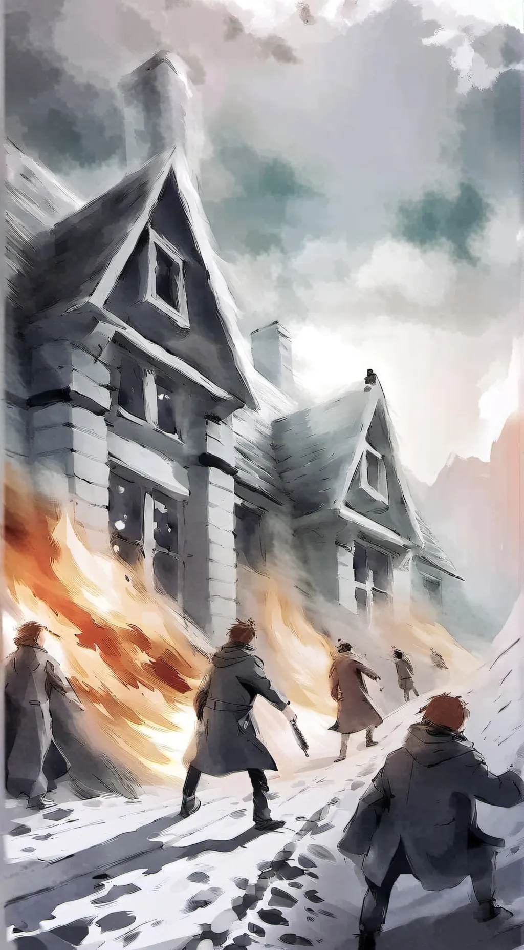 ai character: fred n george  background