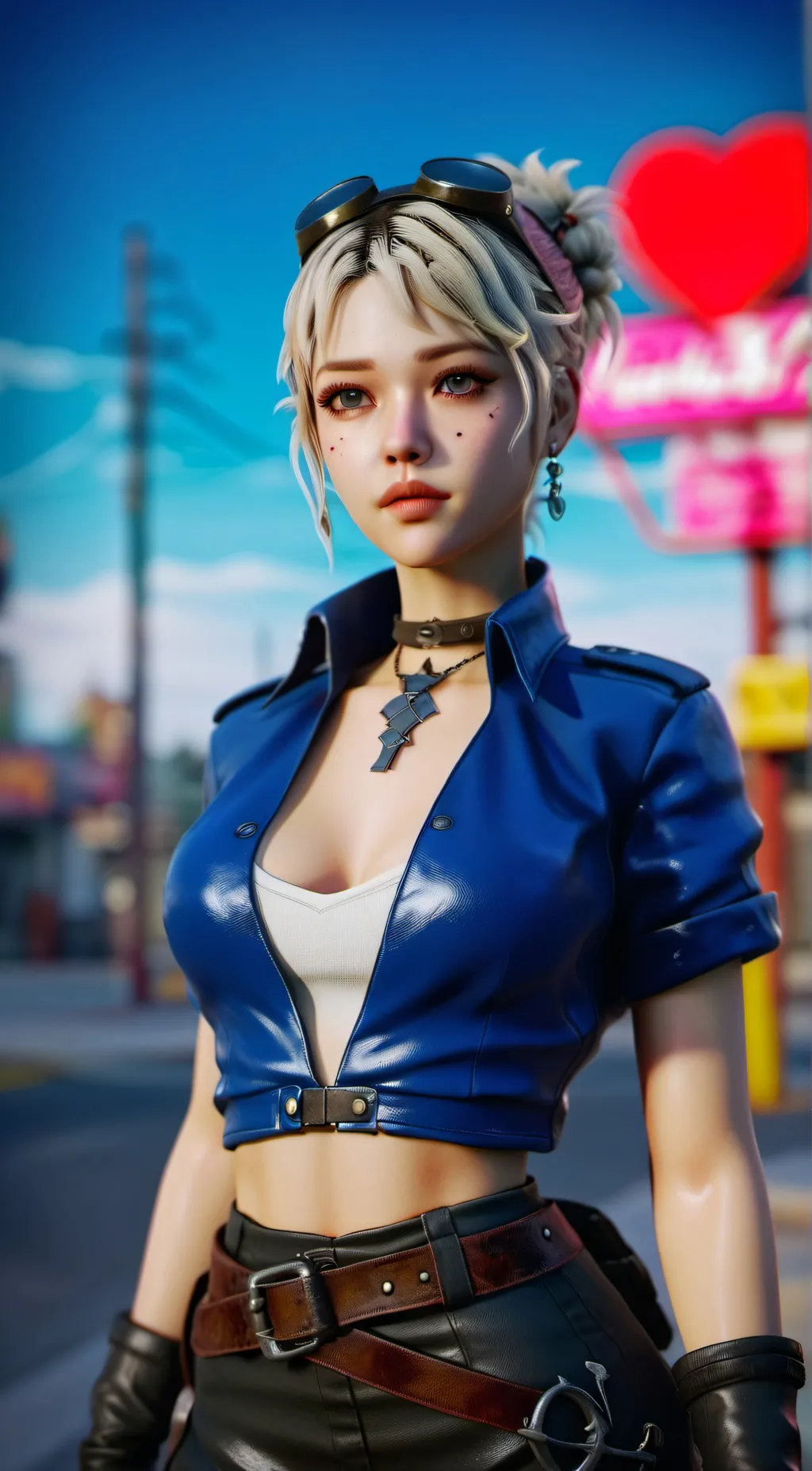 ai character: Courier Nine background