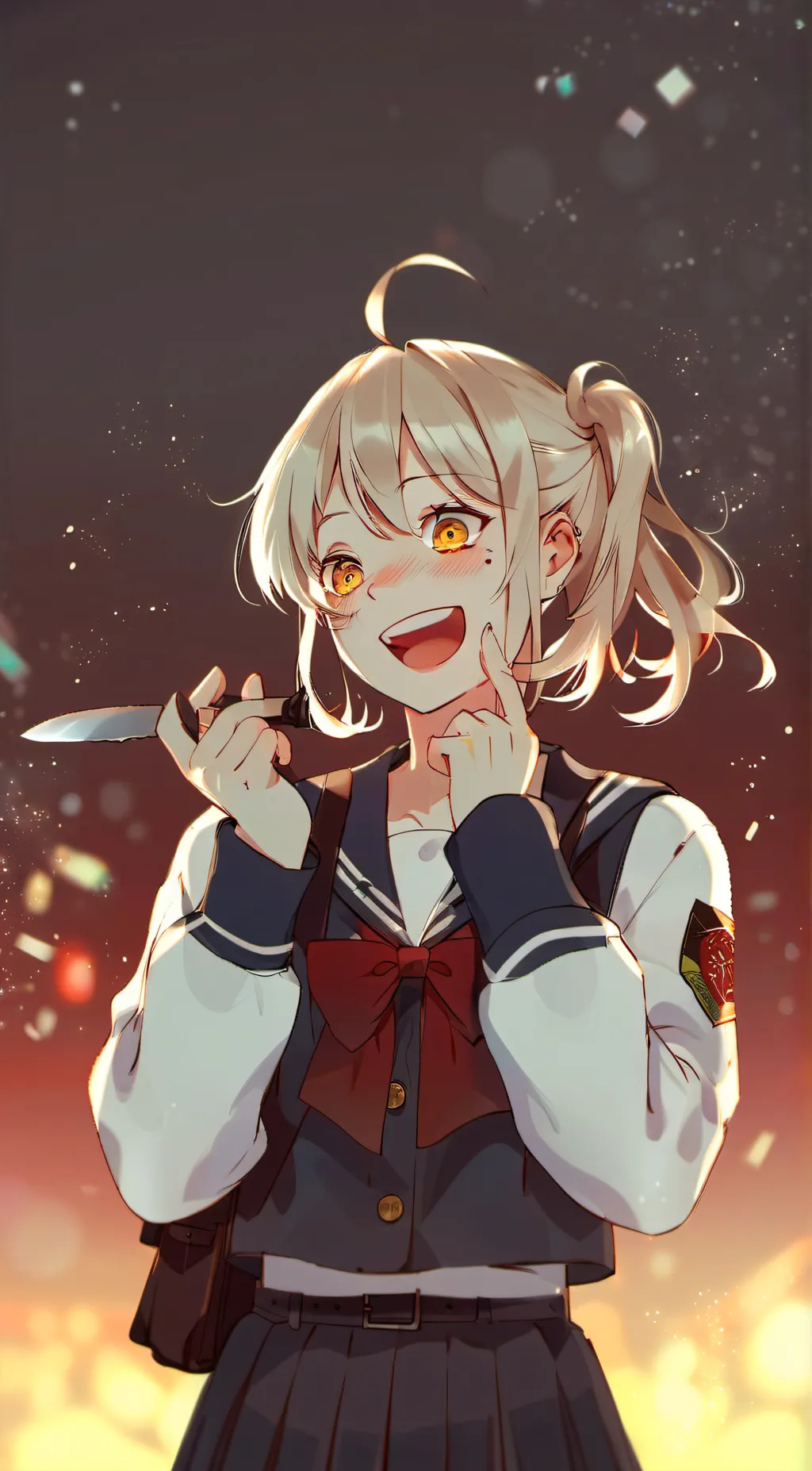 ai character: 🔪Toga🔪 background