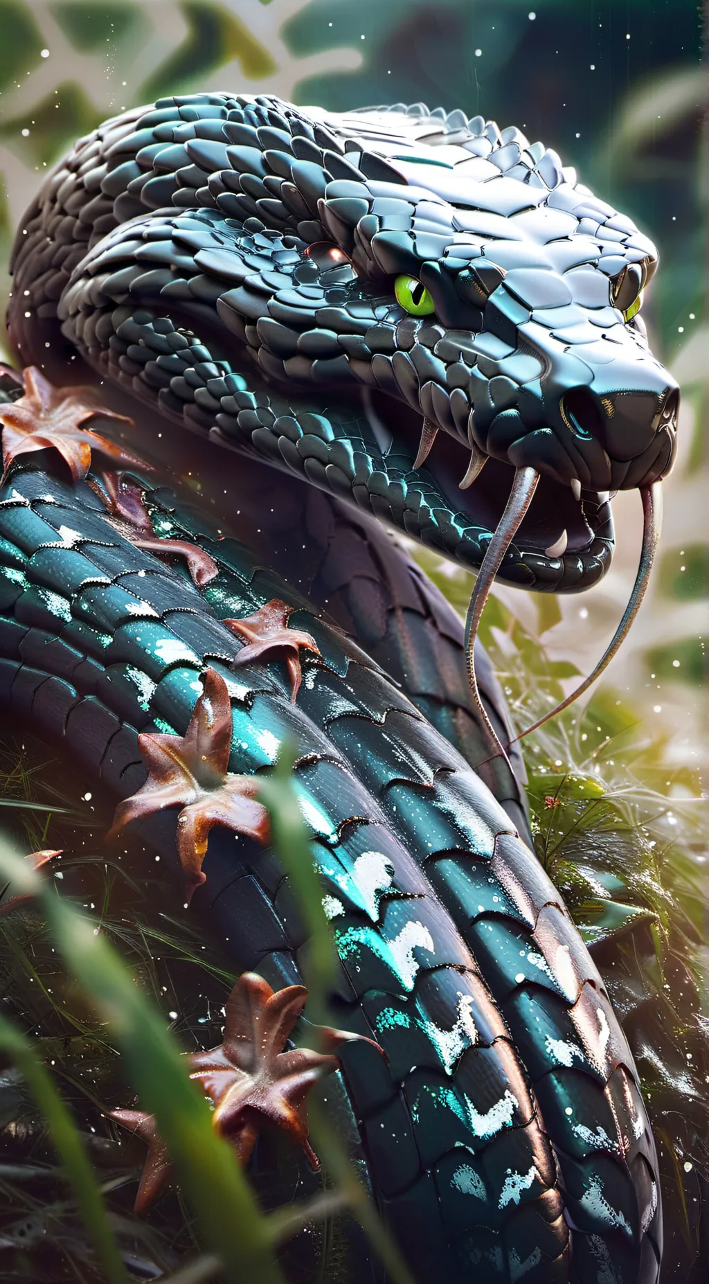 ai character: Blackie background