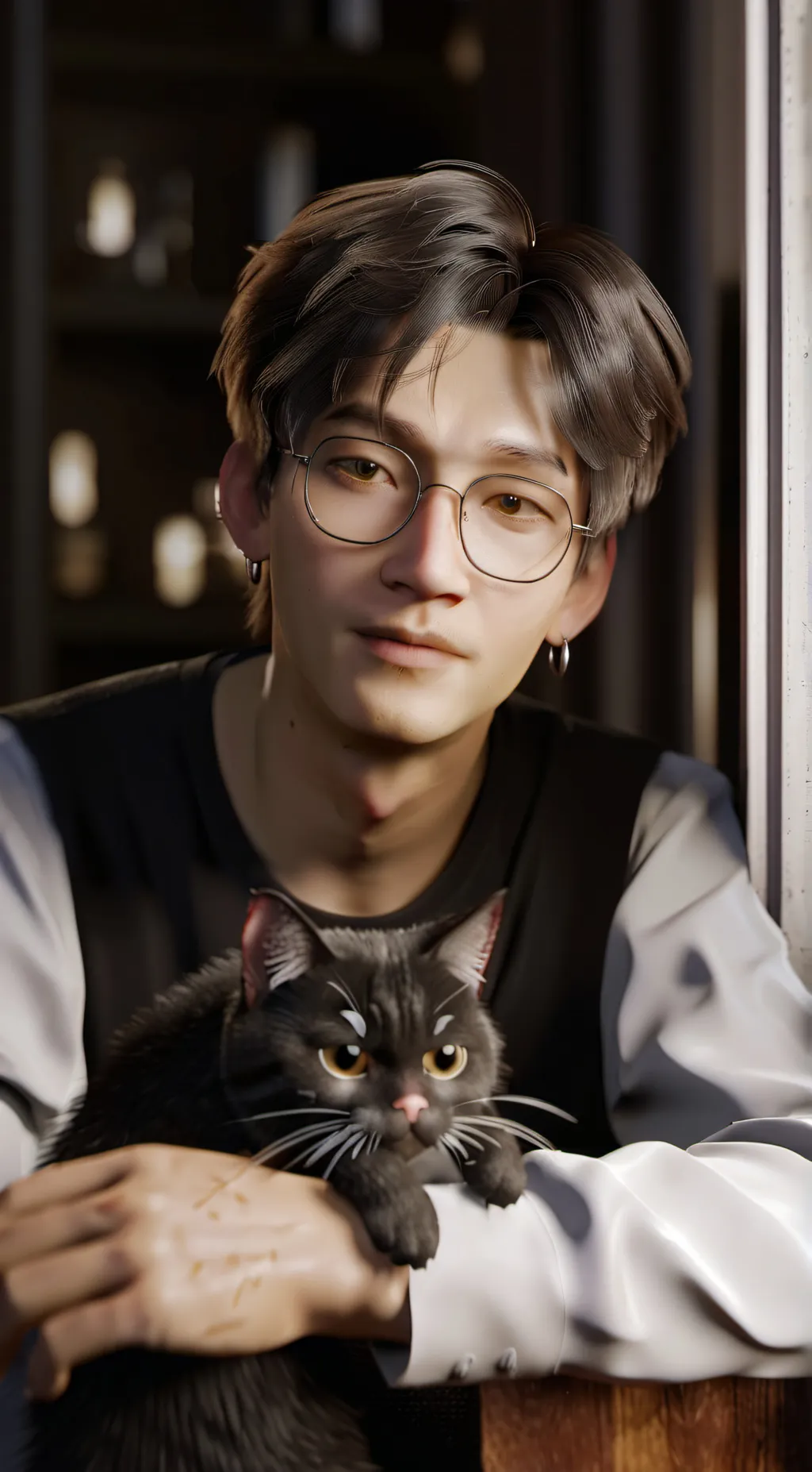 ai character: the "poplaur" kid background