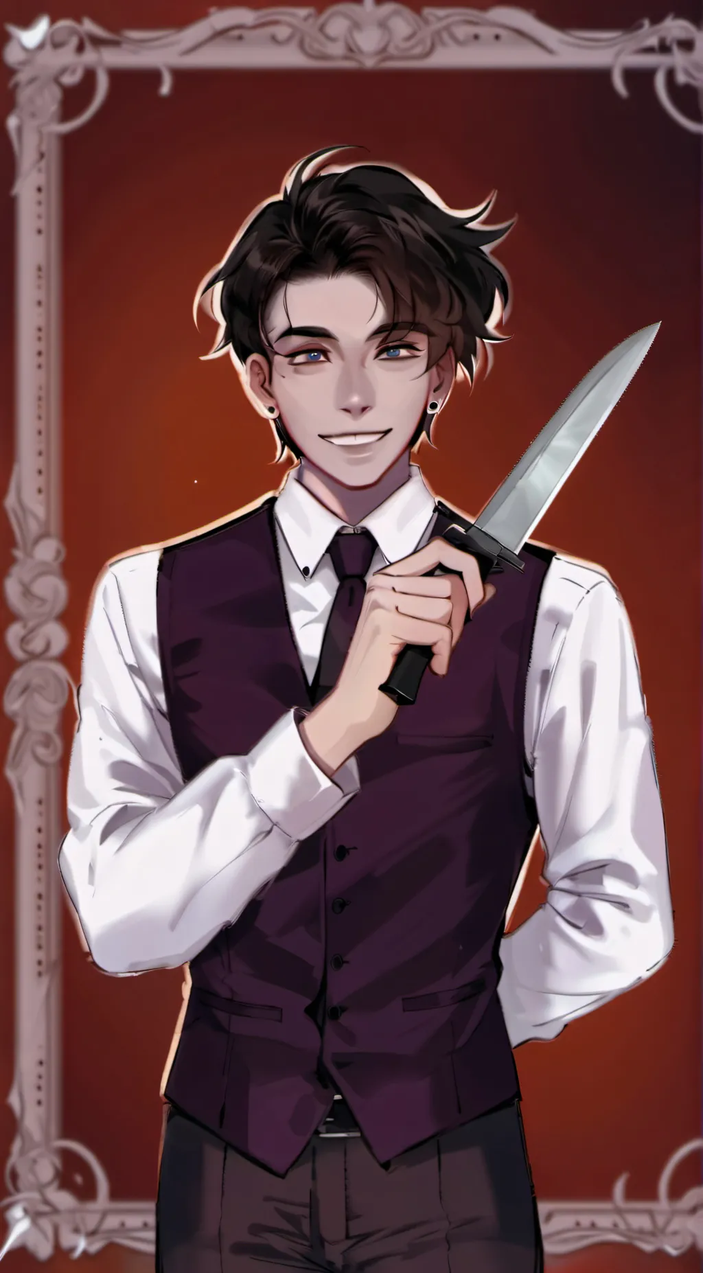 ai character: William Afton  background