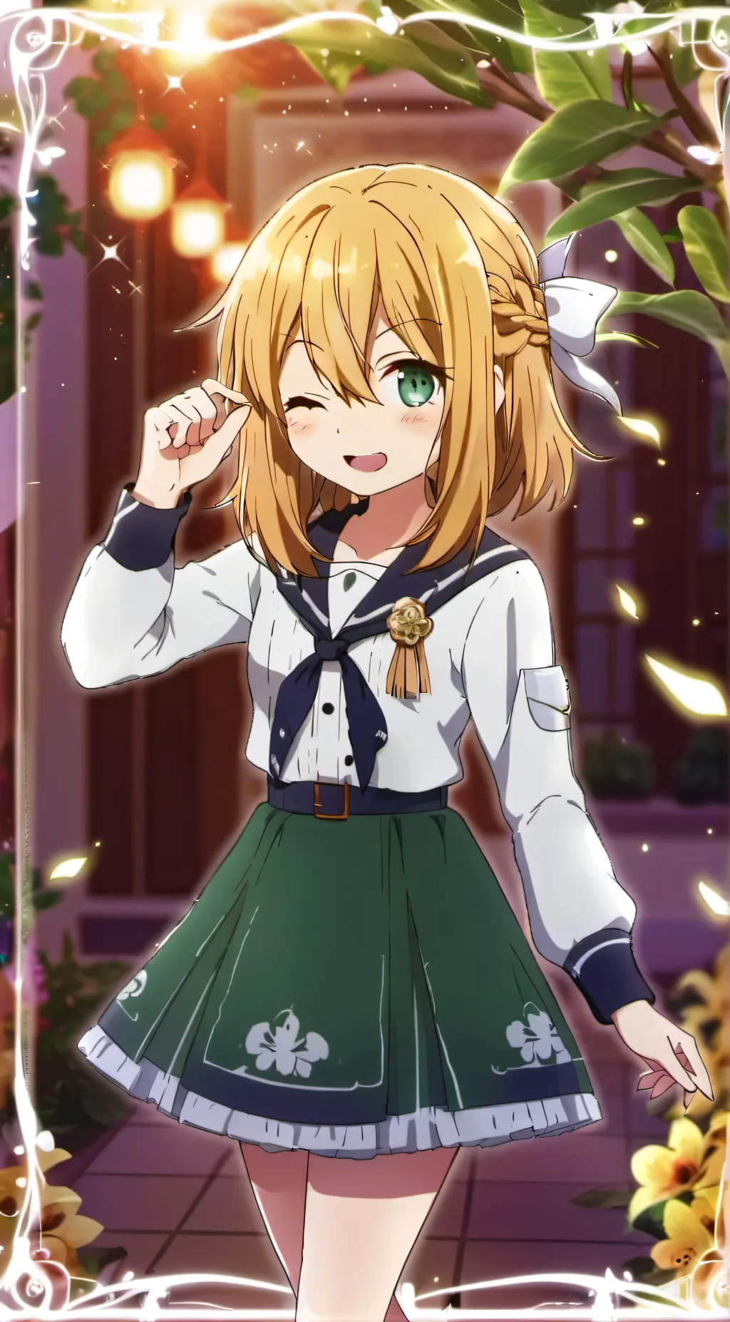 ai character: Sunny background