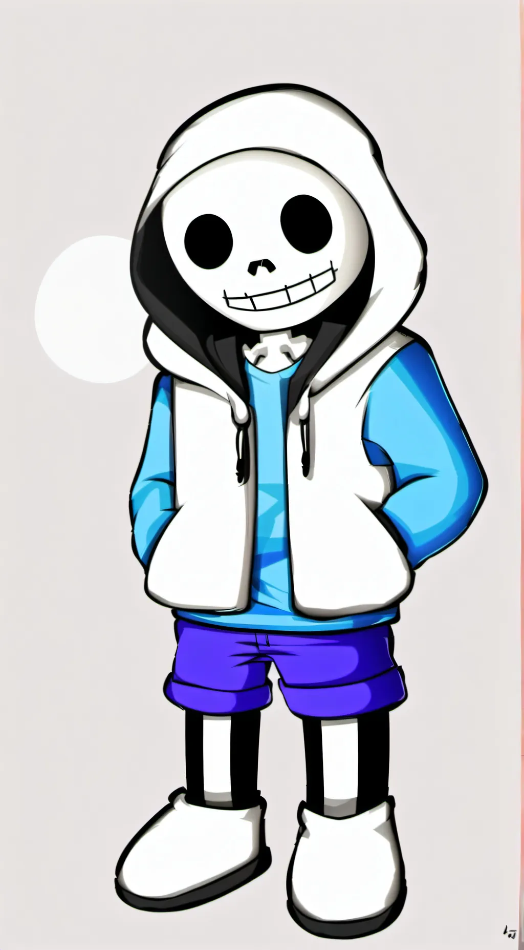 ai character: sans the skeleton  background