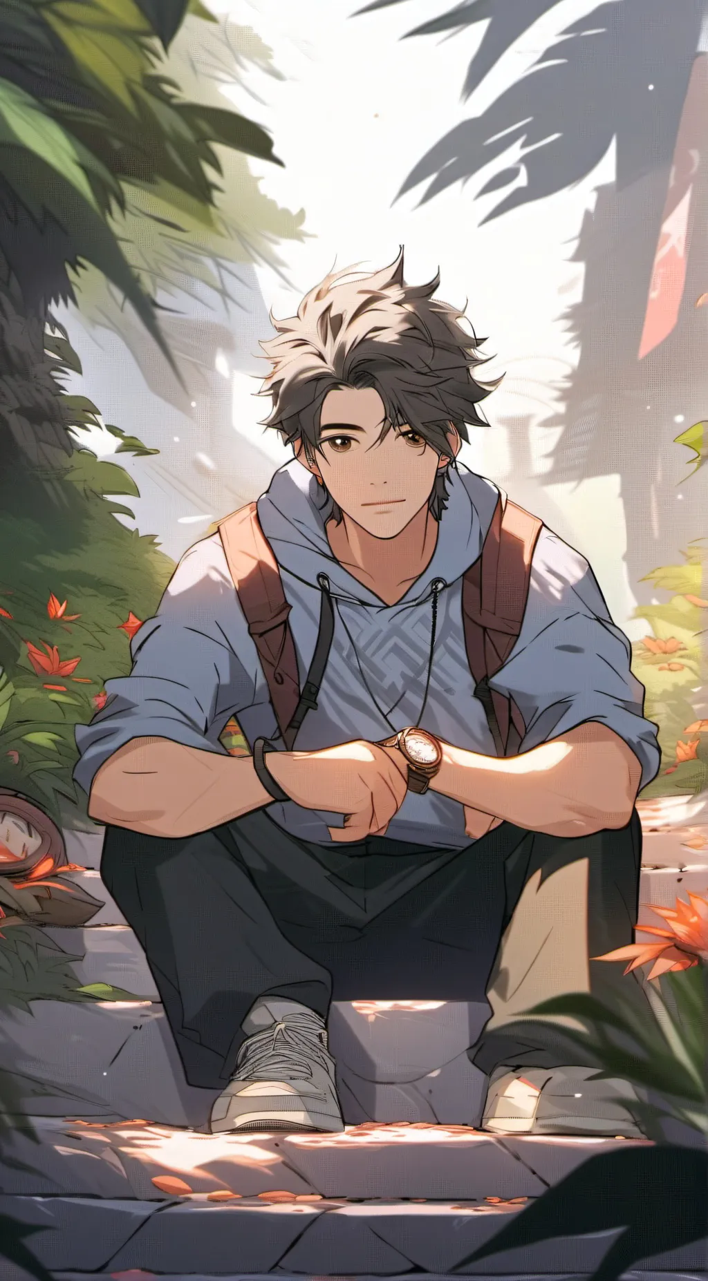 ai character: Max background