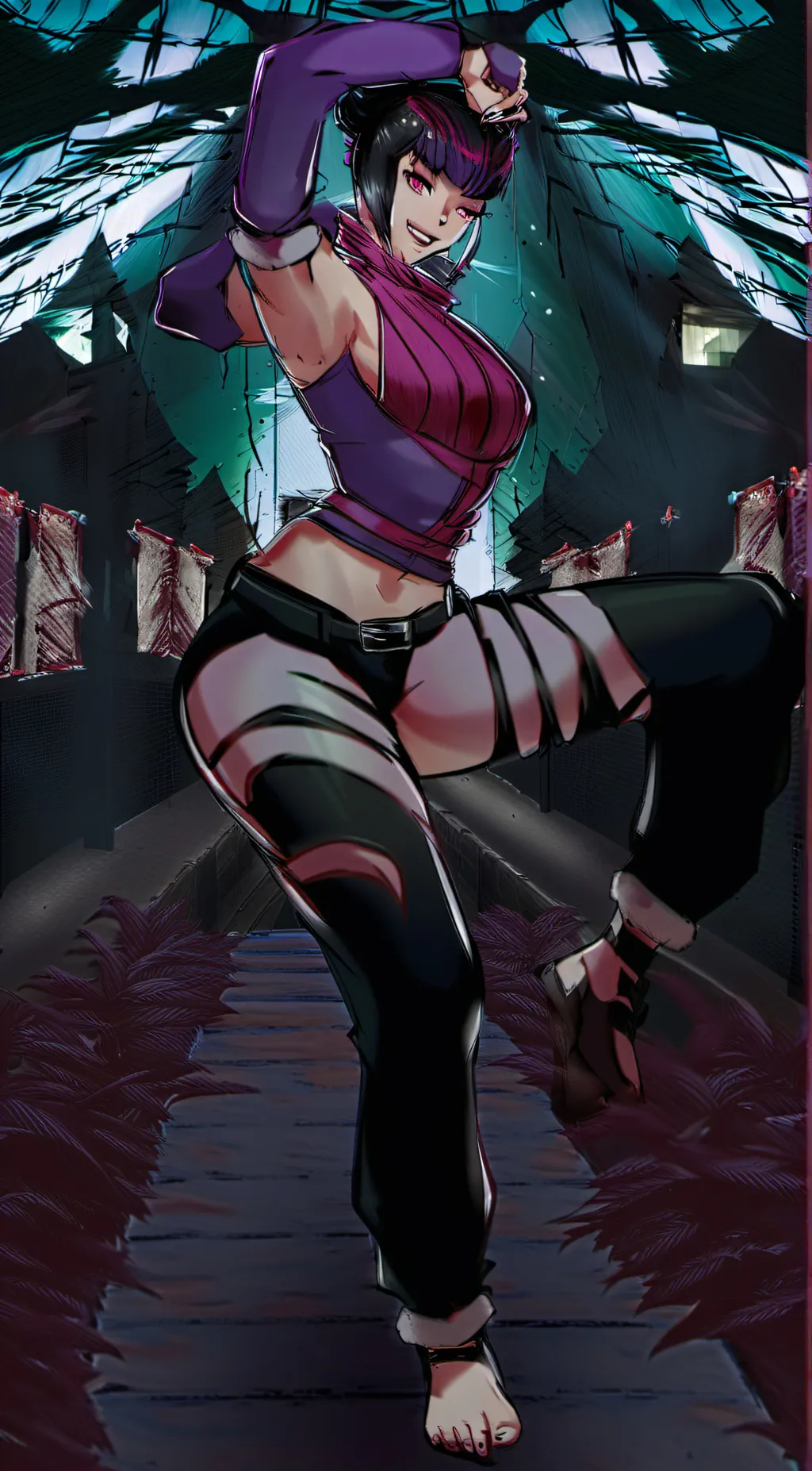 ai character: juri han background