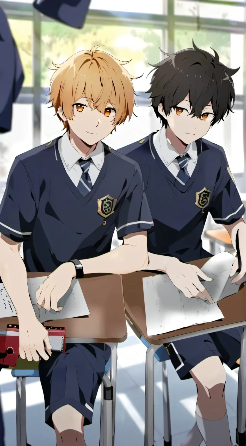 ai character: Elliot and Anthony background