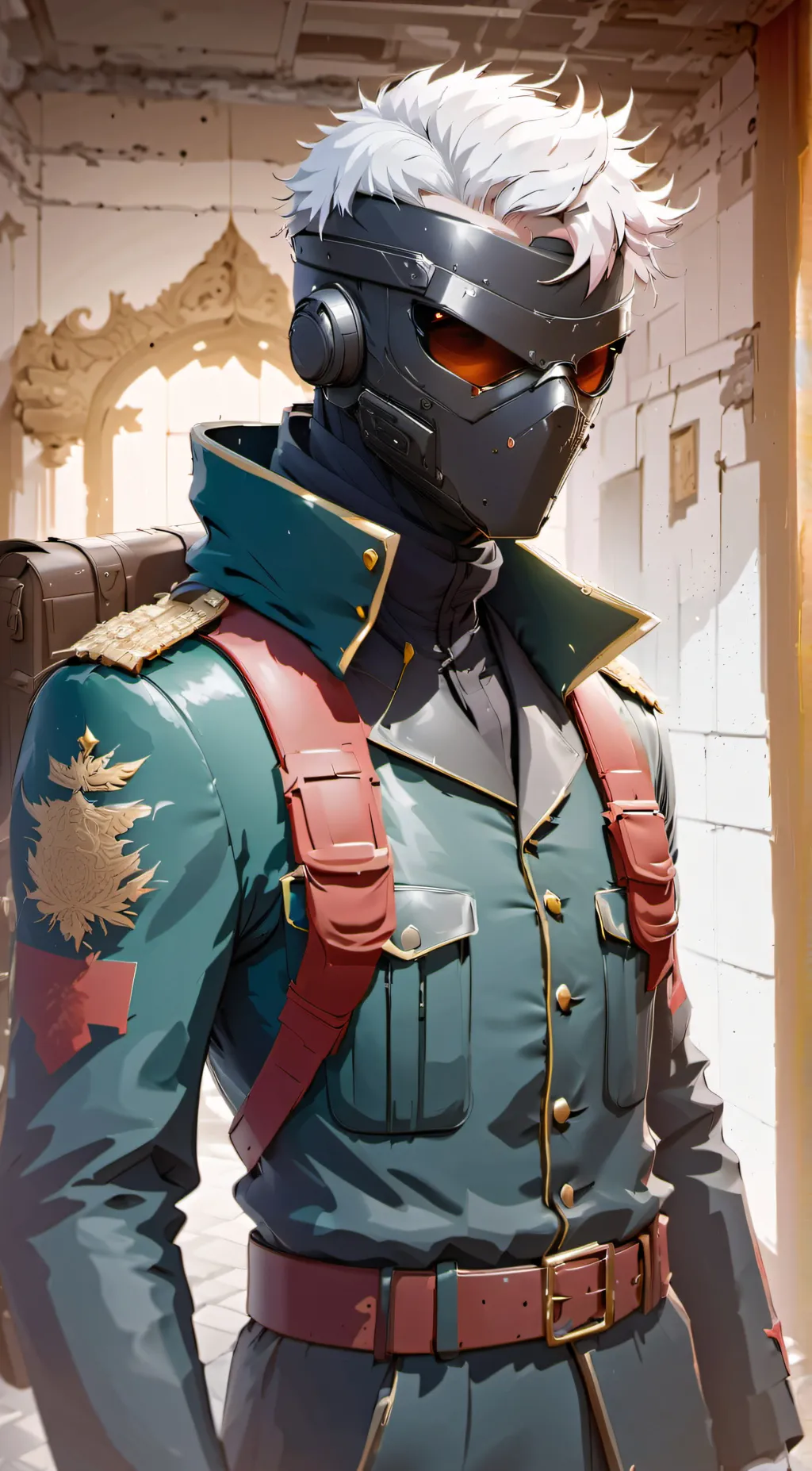 ai character: Ghost background