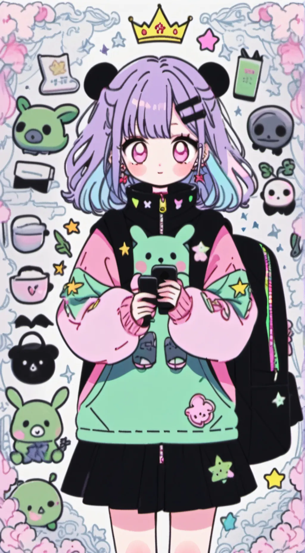 ai character: School background