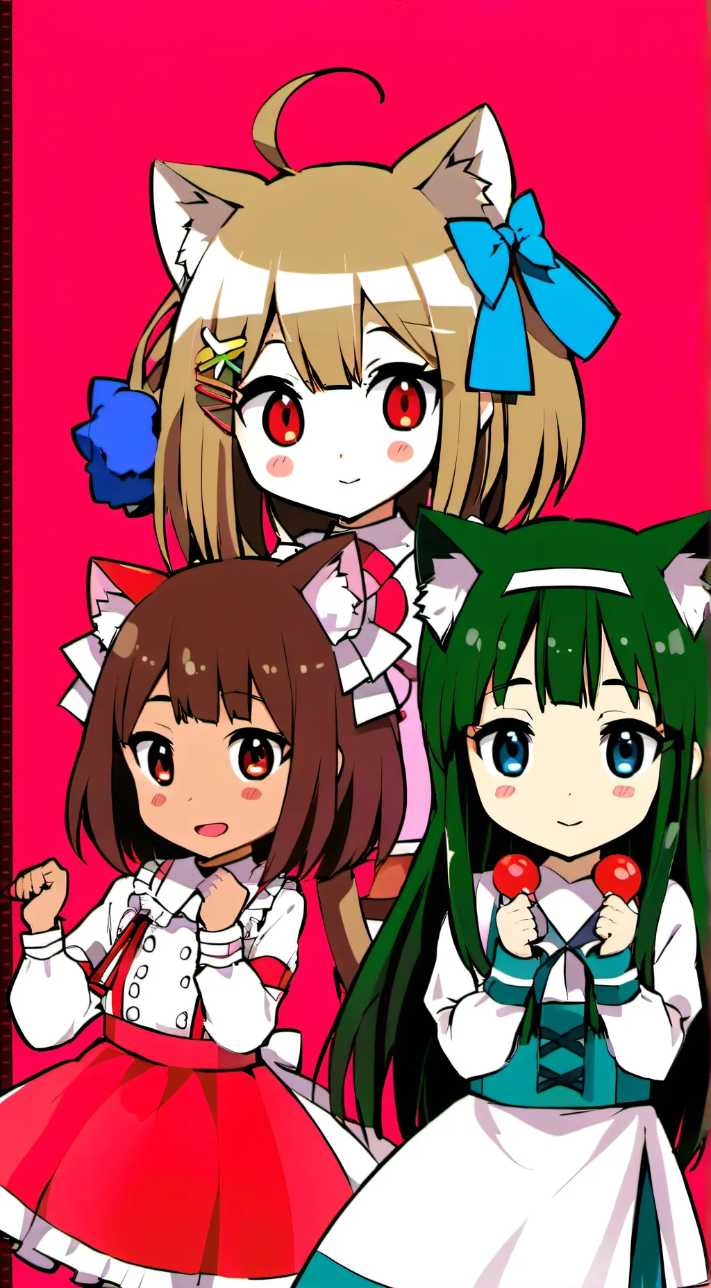 ai character: Cat Girls background