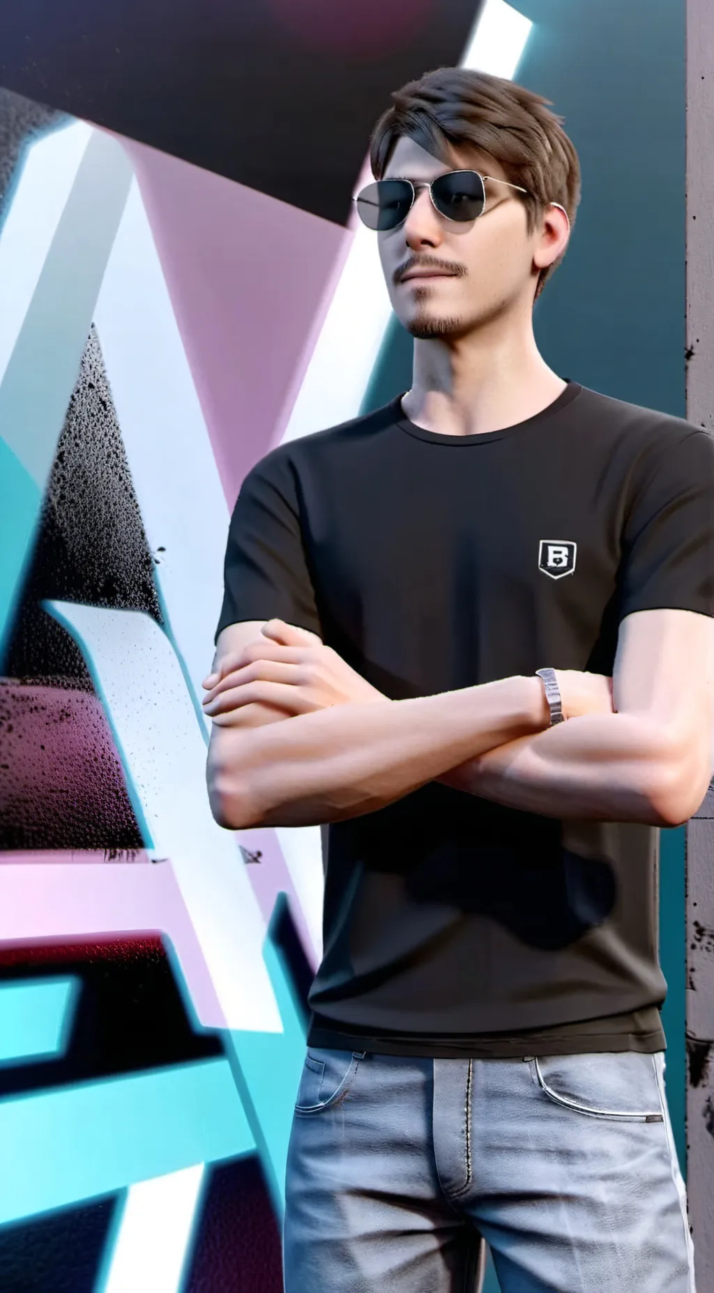 ai character: Mr.Beast background