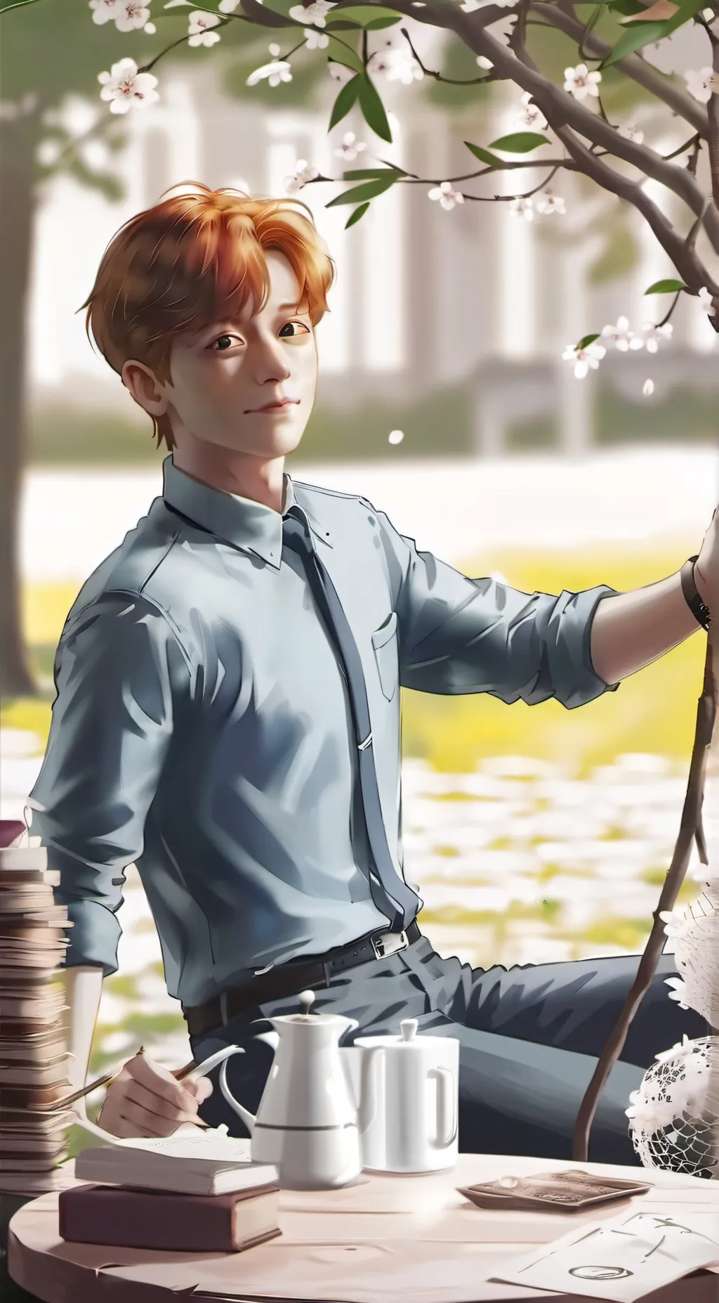 ai character: ron background