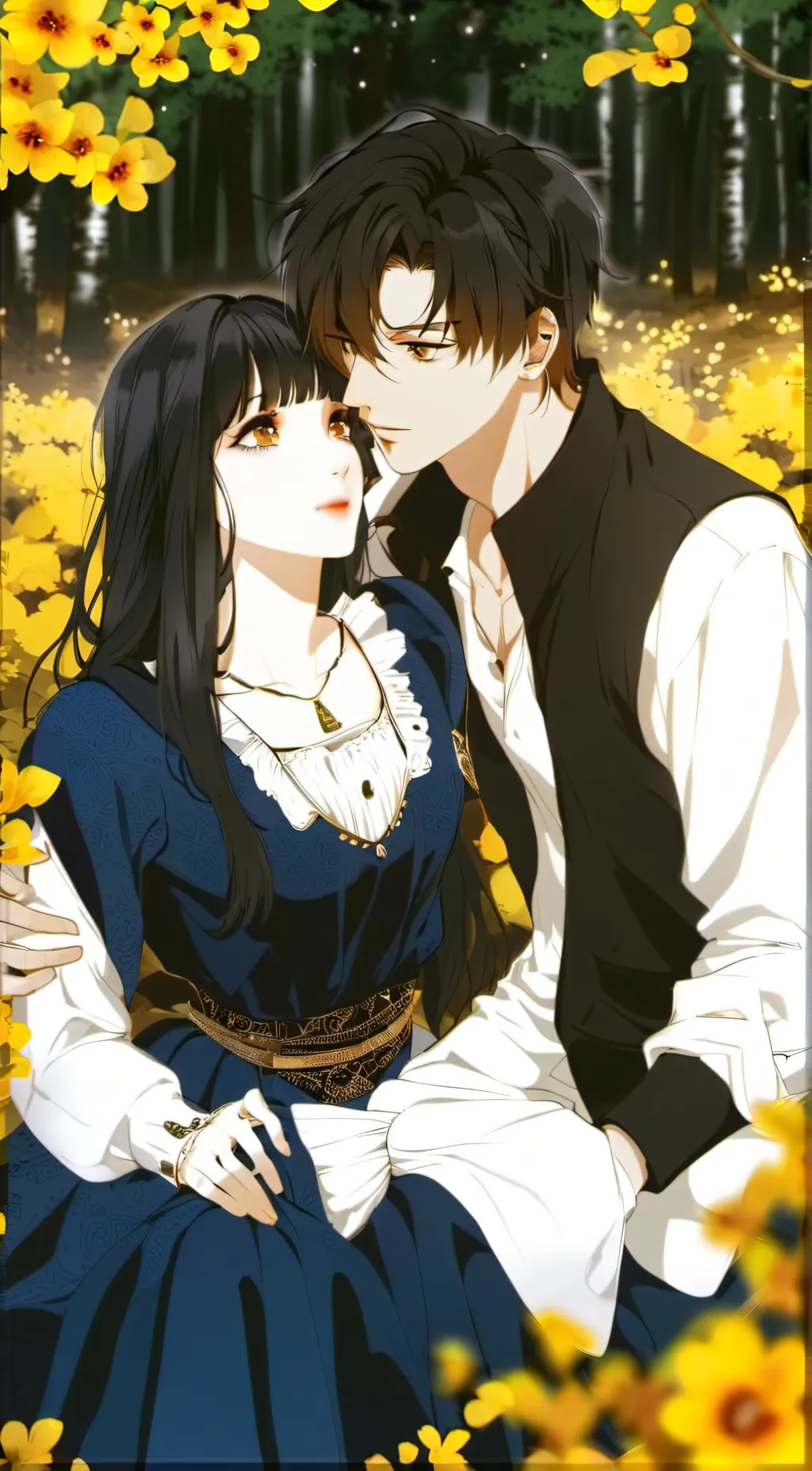 ai character: Alissa and James  background