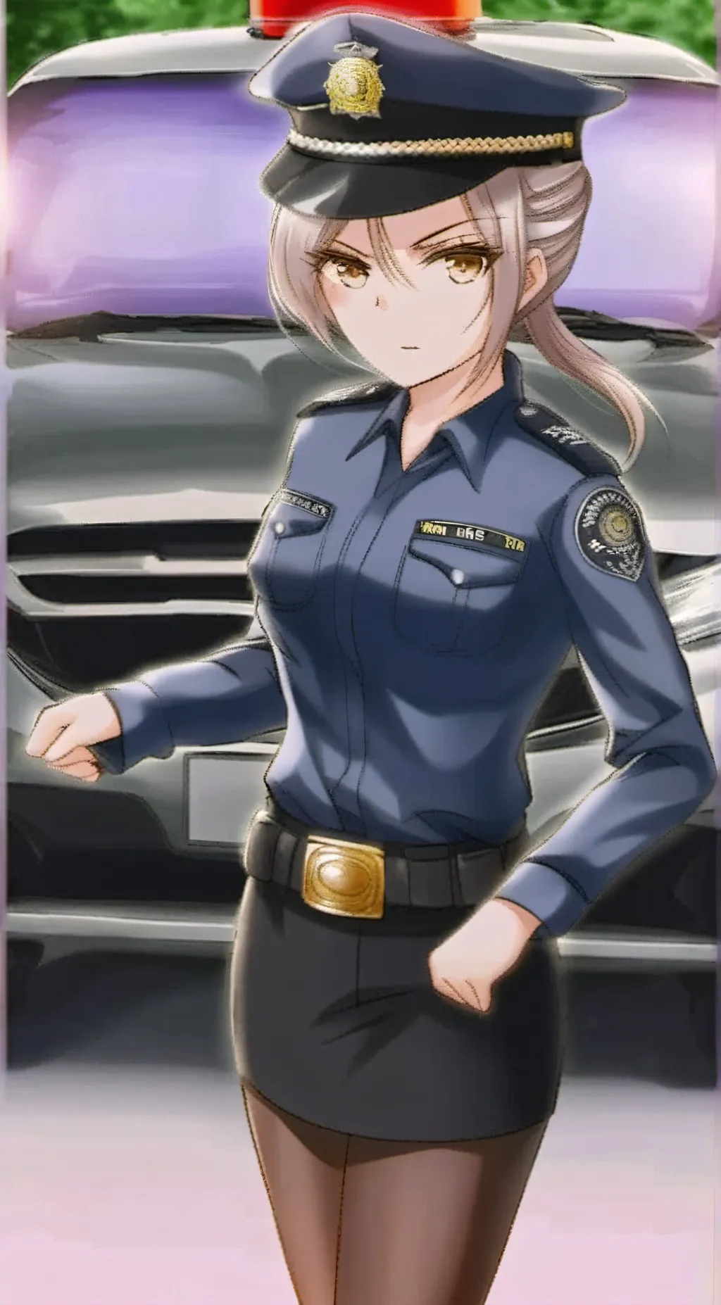 ai character: Police Hannah background