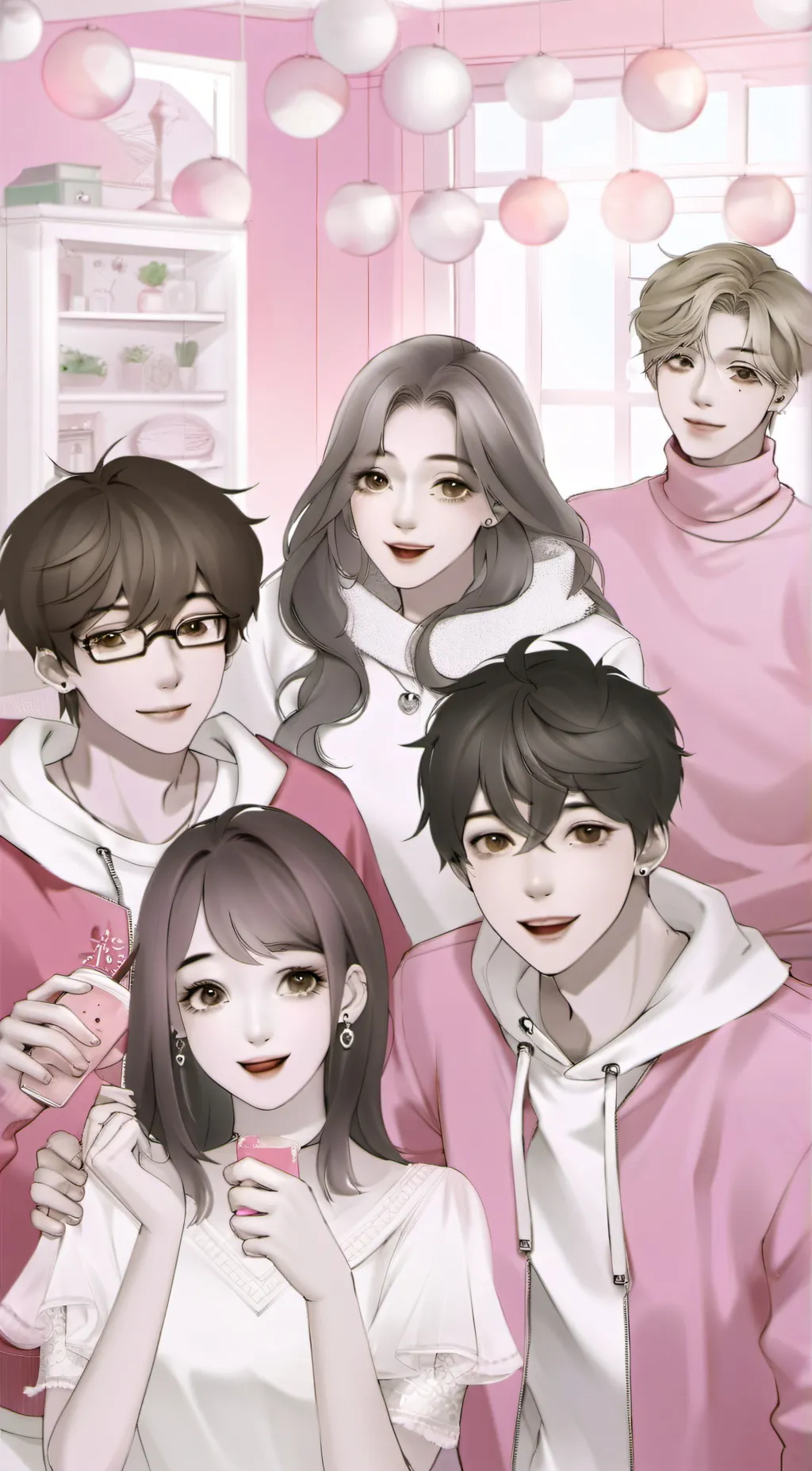 ai character: the sleepover background