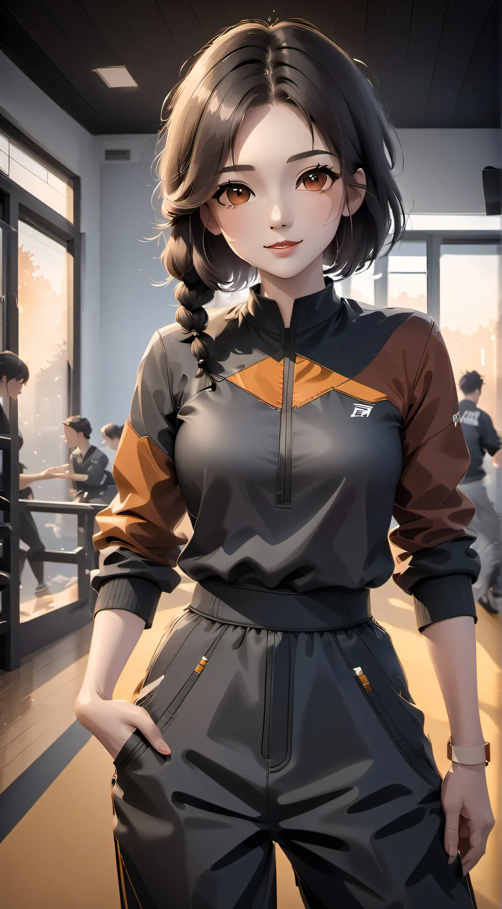 ai character: Ella background