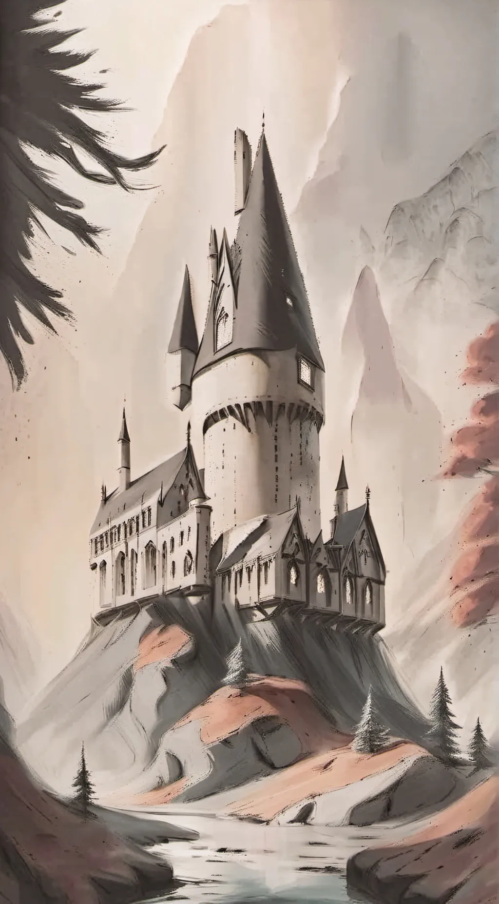 ai character: <3 Hogwarts <3 background