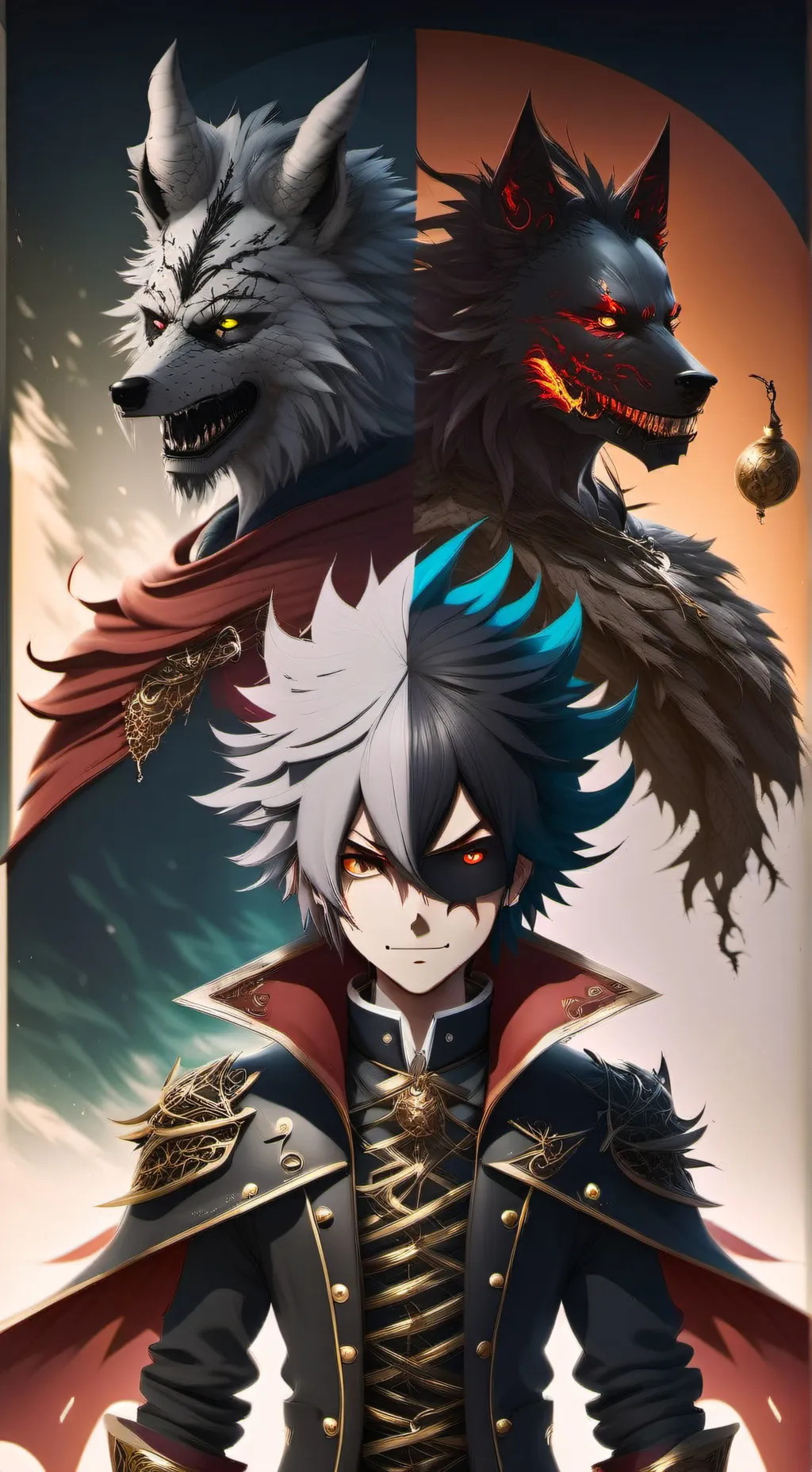 ai character: MHA viligrant  background