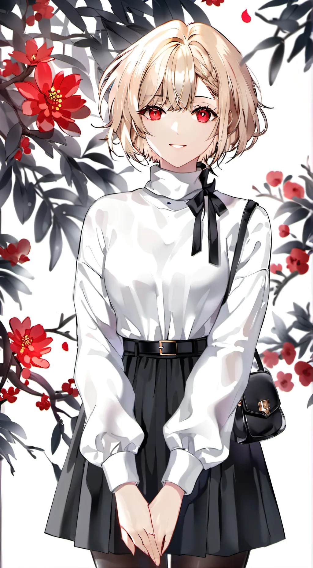 ai character: Ashley  background