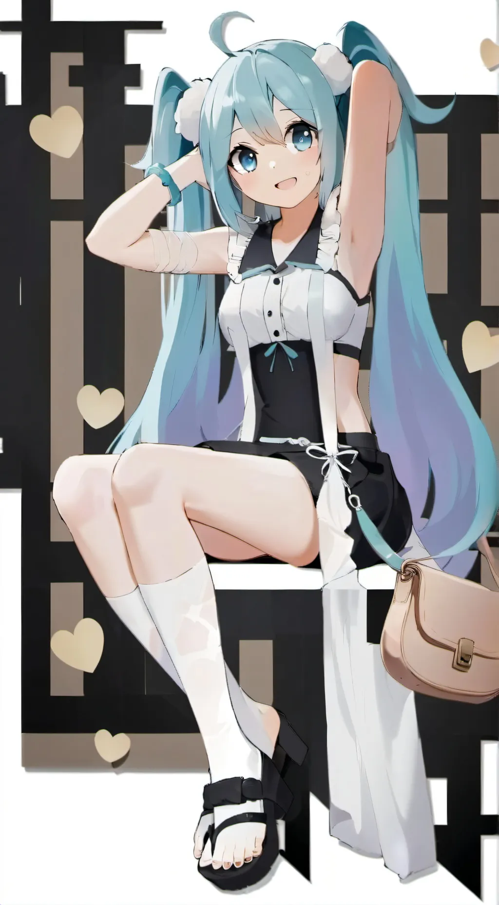 ai character: miku background