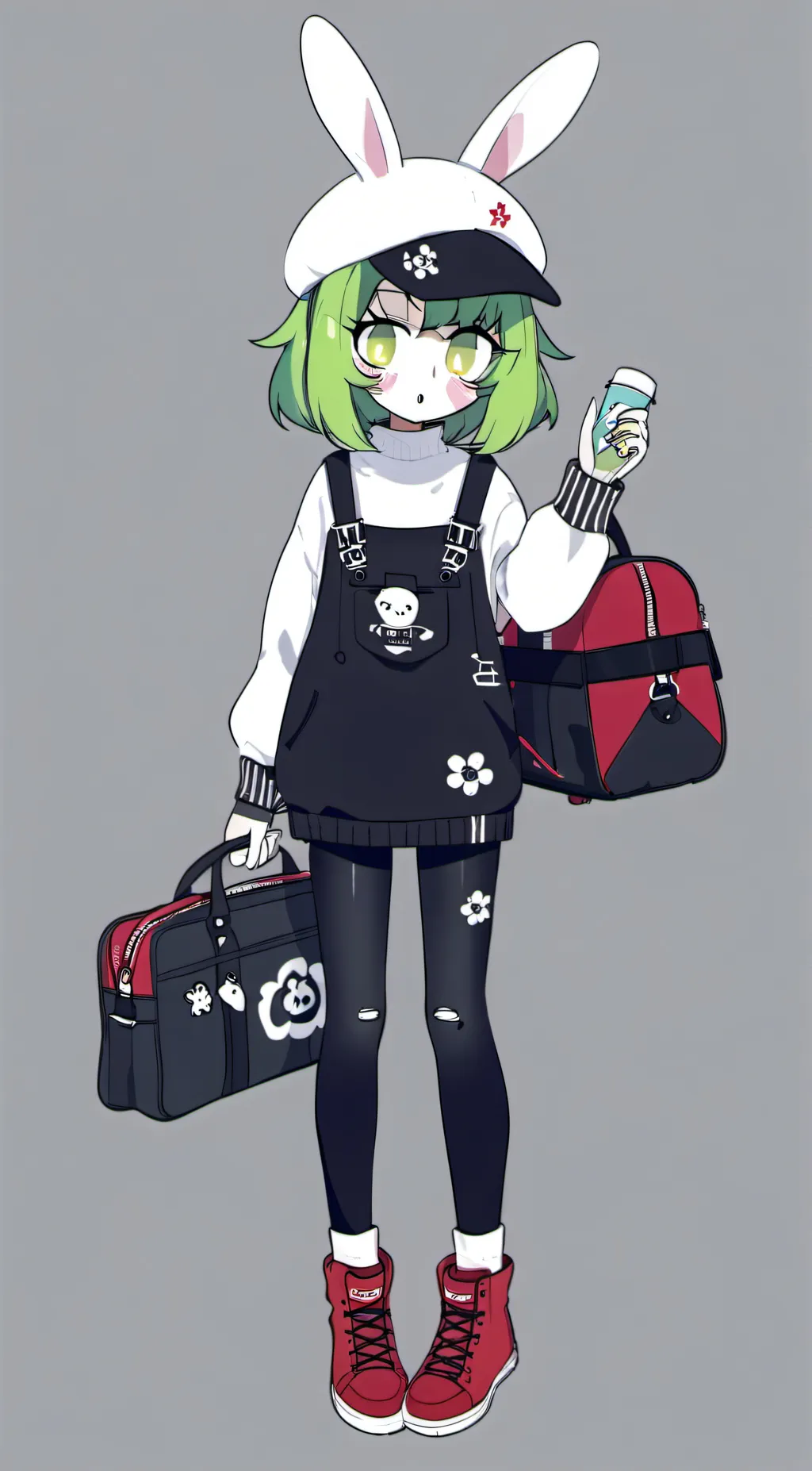 ai character: hoppy hopscotch background