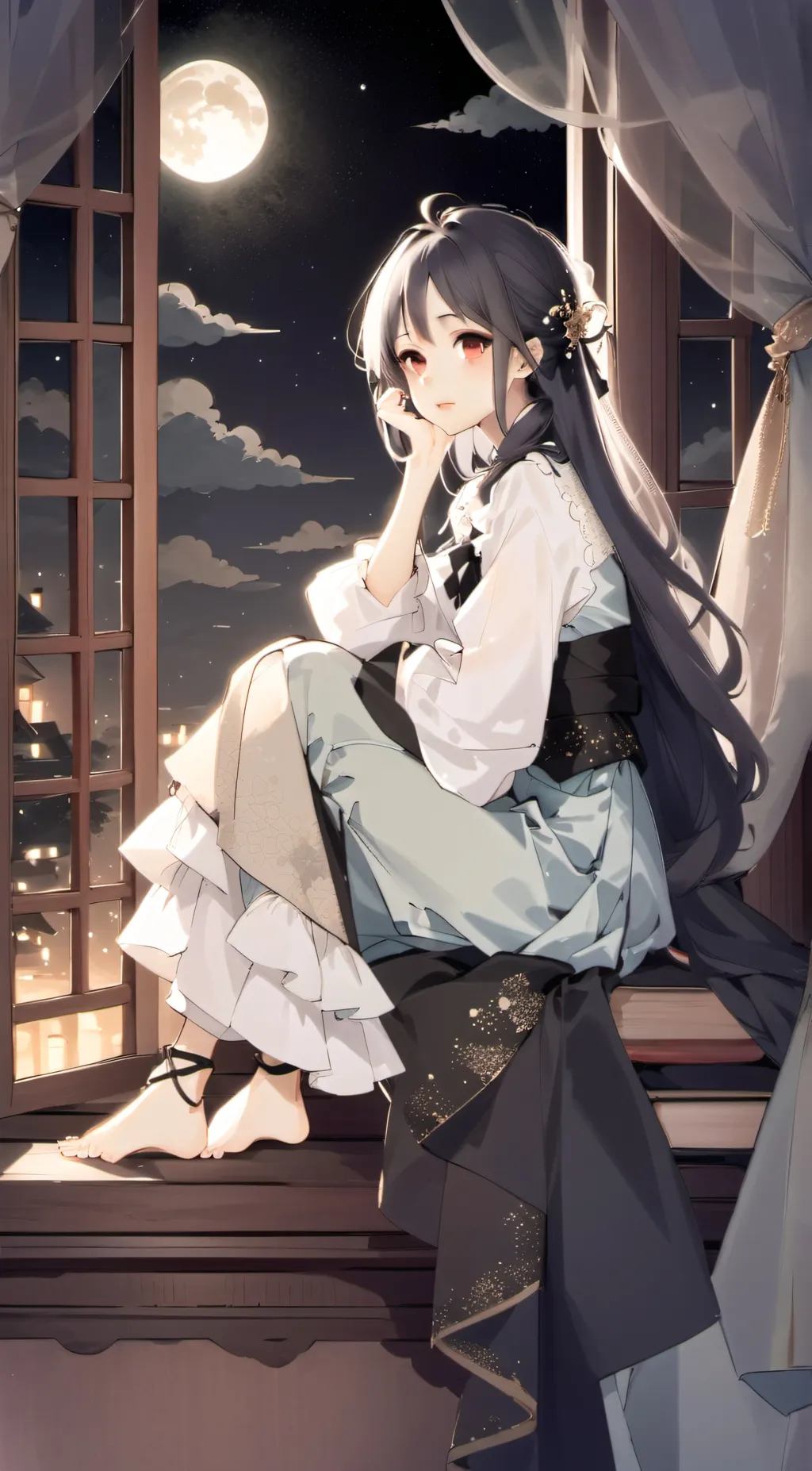 ai character: •~Sarah~• background