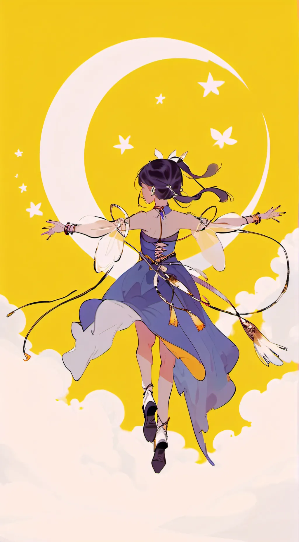 ai character: Emerald background