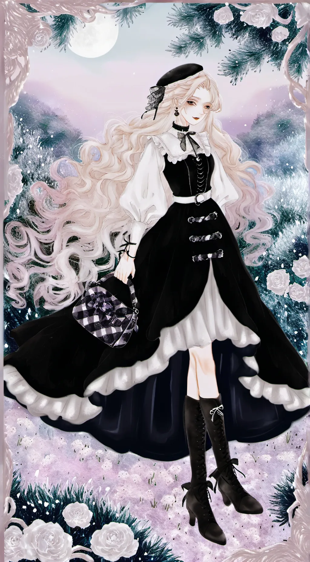 ai character: idk how to name it background