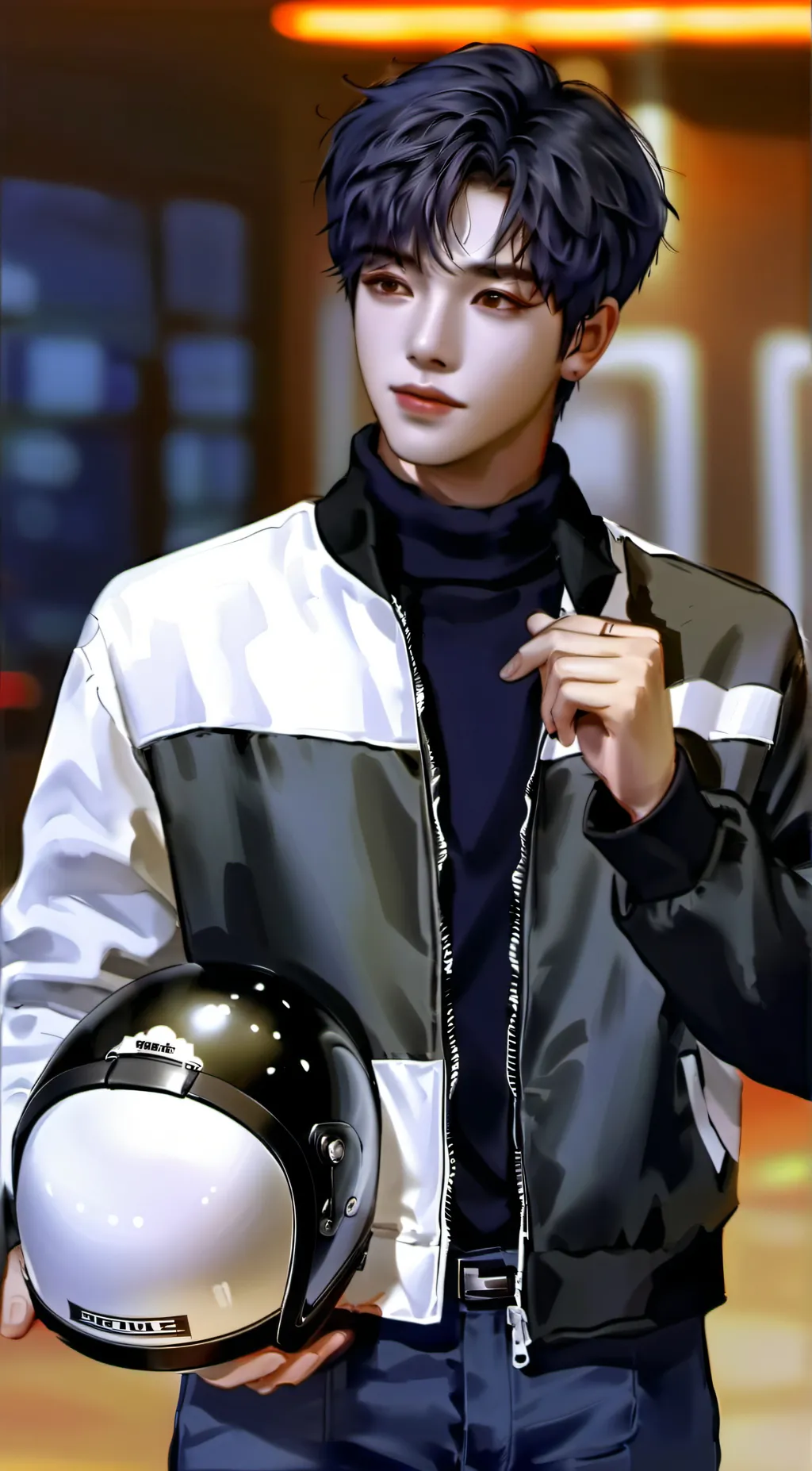 ai character: Justin Han background