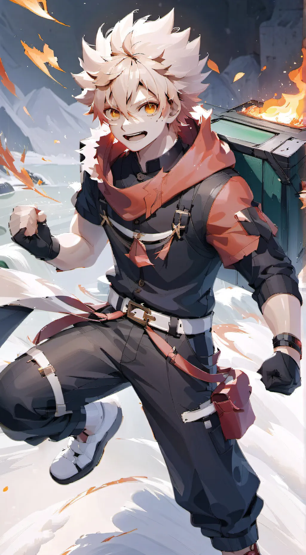 ai character: bakugo background