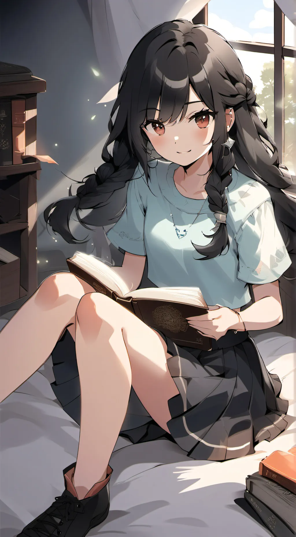 ai character: Jennifer  background