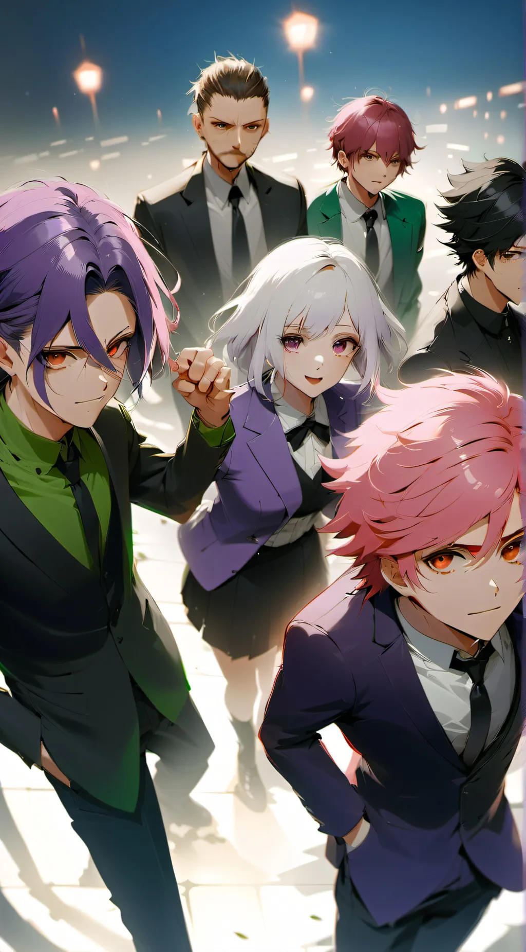 ai character: trio bonten  background