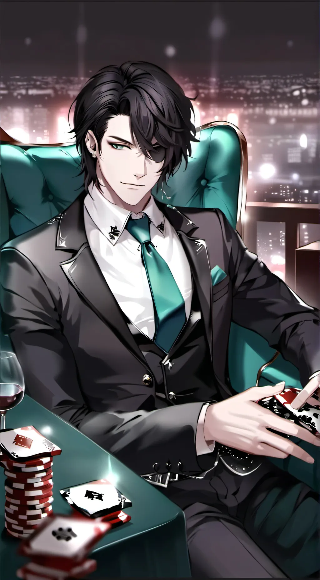 ai character: Shu  background