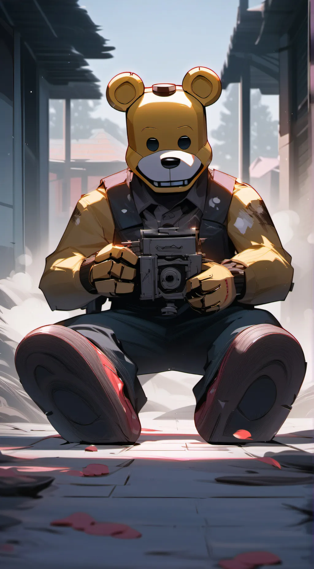 ai character: Fredbear background