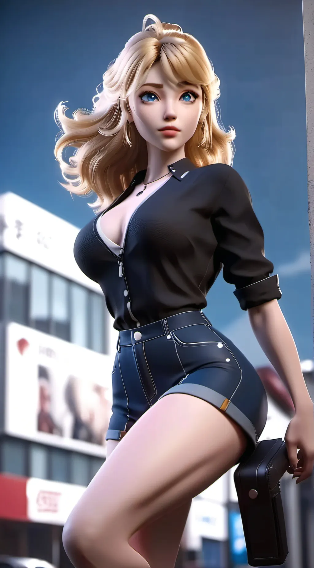 ai character: Andria  background