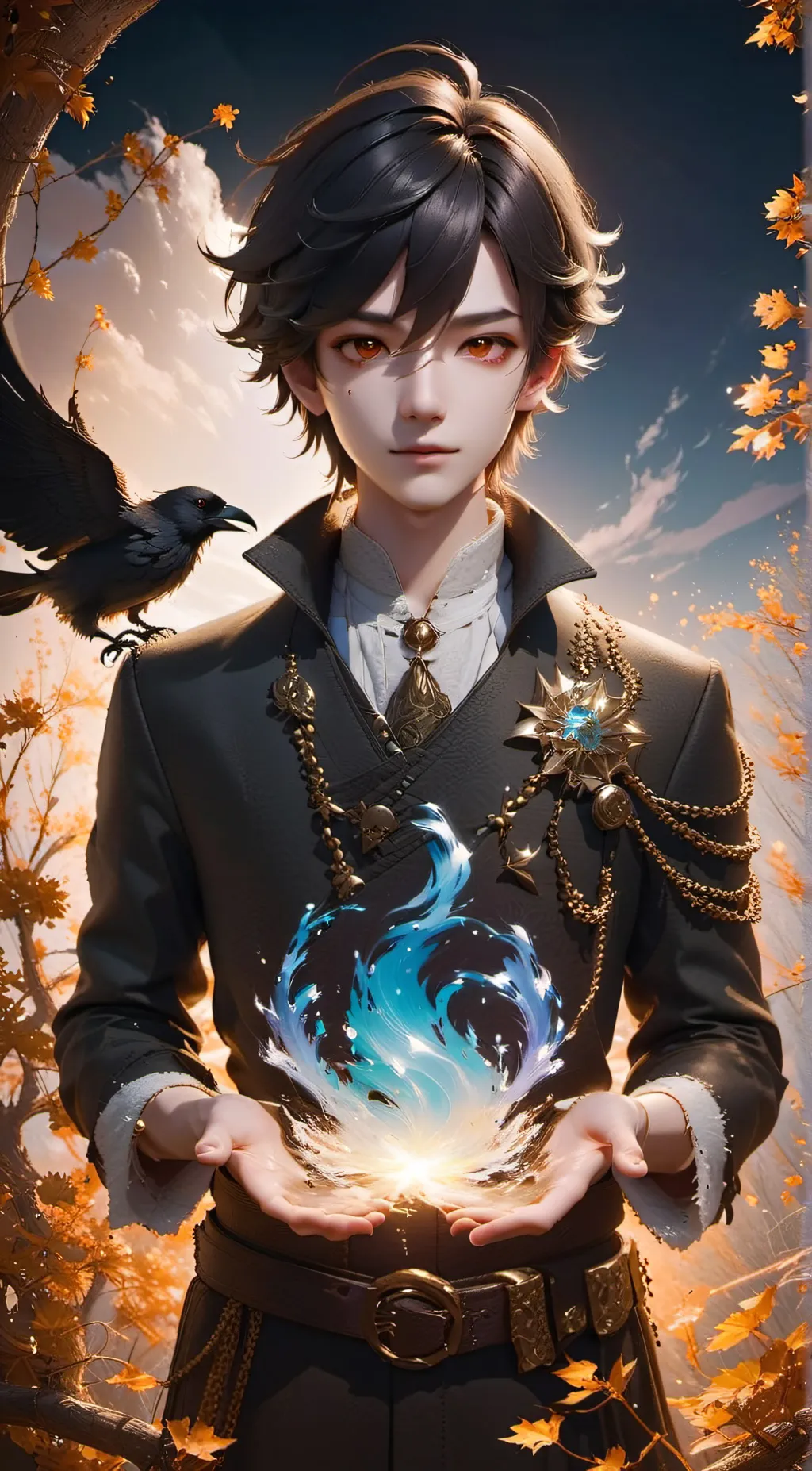 ai character: shade  background