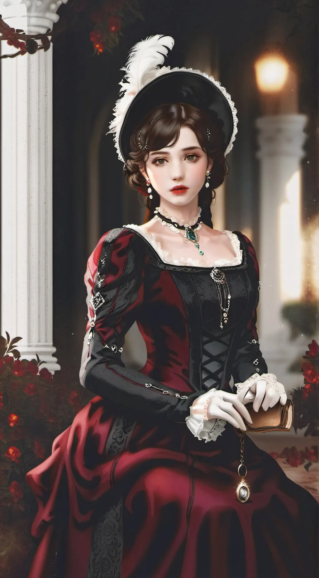 ai character: Evelyn  background