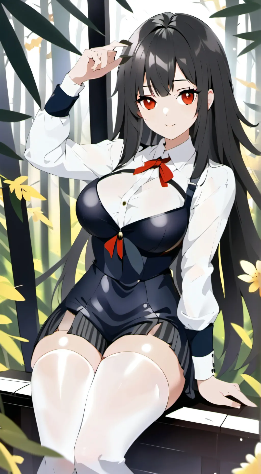 ai character: Girl background