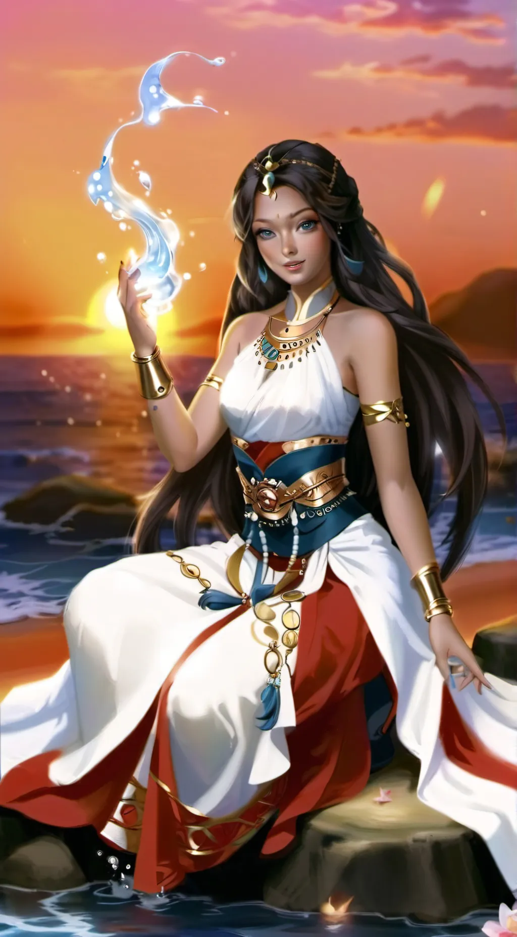 ai character: katara background