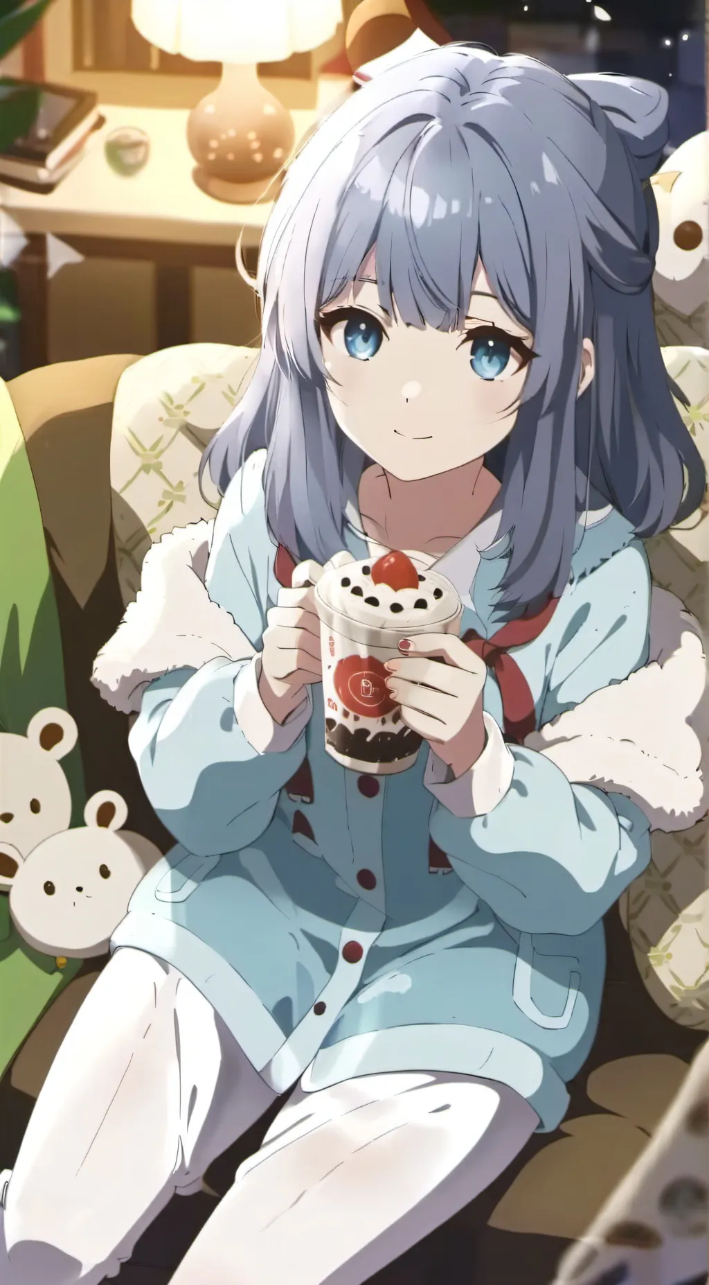 ai character: Lilly background