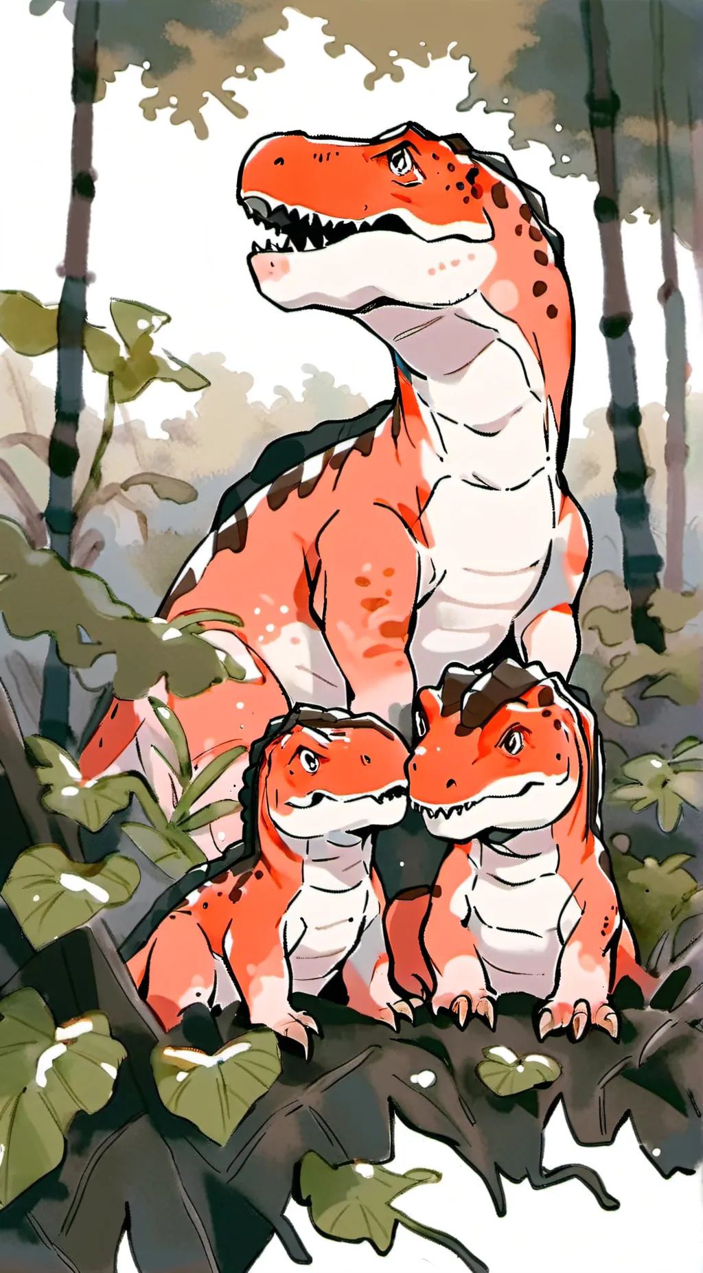 ai character: Dino background