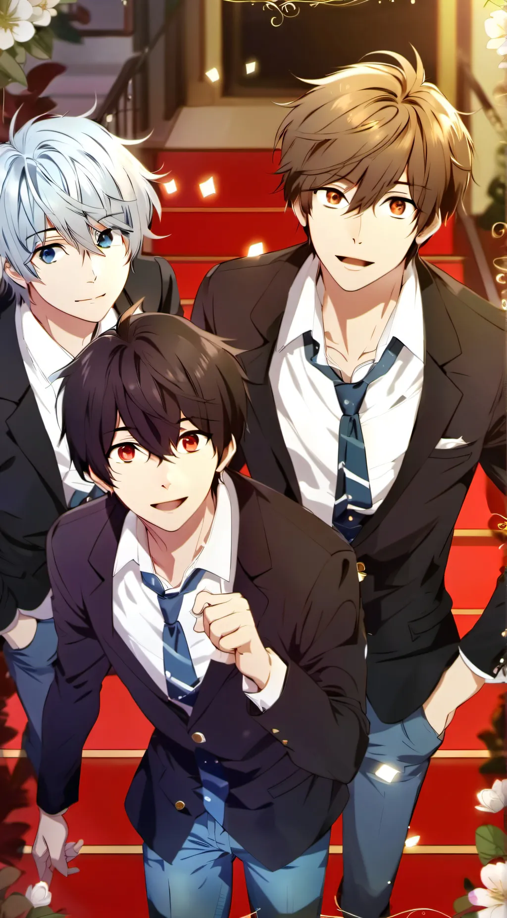 ai character: Kay, Jake, Ash background